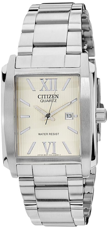 Citizen Quartz BH1640-59P Men’s Black Dial Stainless Steel Watch