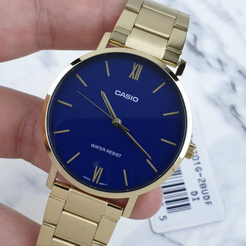 Casio - MTP-VT01G-2BUDF - Stainless Steel Wrist Watch for Men