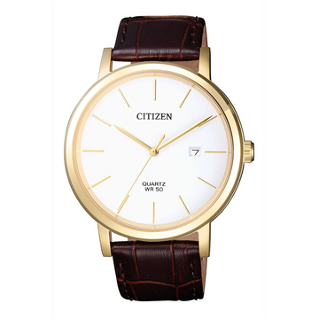 Citizen Quartz BI5072-01A Men’s Classic Leather Strap Watch