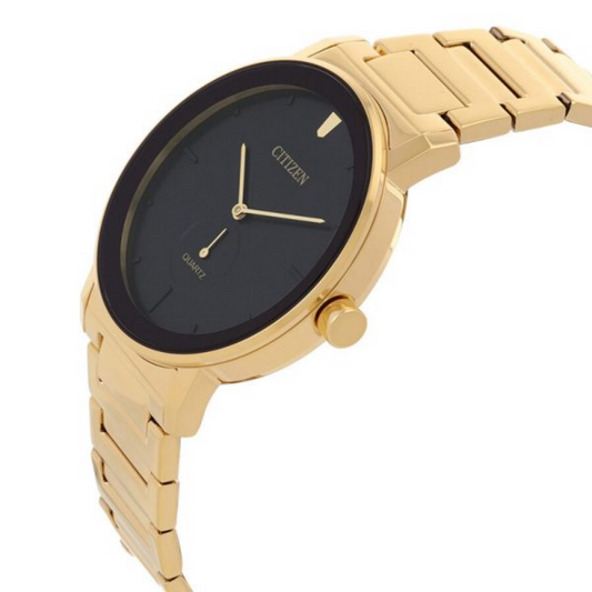 Citizen BE9182-57E Men’s Gold Stainless Steel Watch with Black Dial