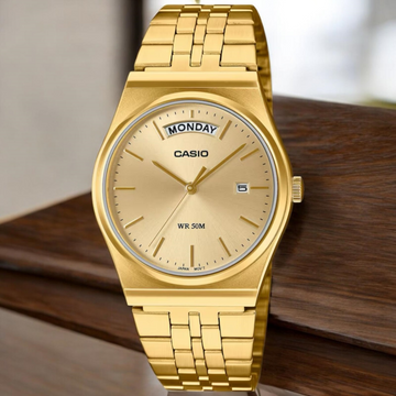 Casio General MTP-B146G-9AVDF Men’s Watch – Gold Stainless Steel