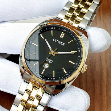 Citizen BI5094-59E Men’s Two-Tone Stainless Steel Watch with Black Dial