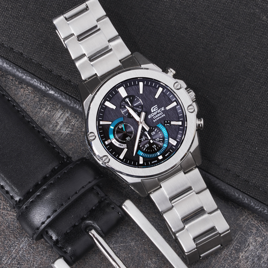 Casio Edifice EFR-S567D-1AVUDF – Men's Solar Powered Chronograph Watch (100M Water Resistant)