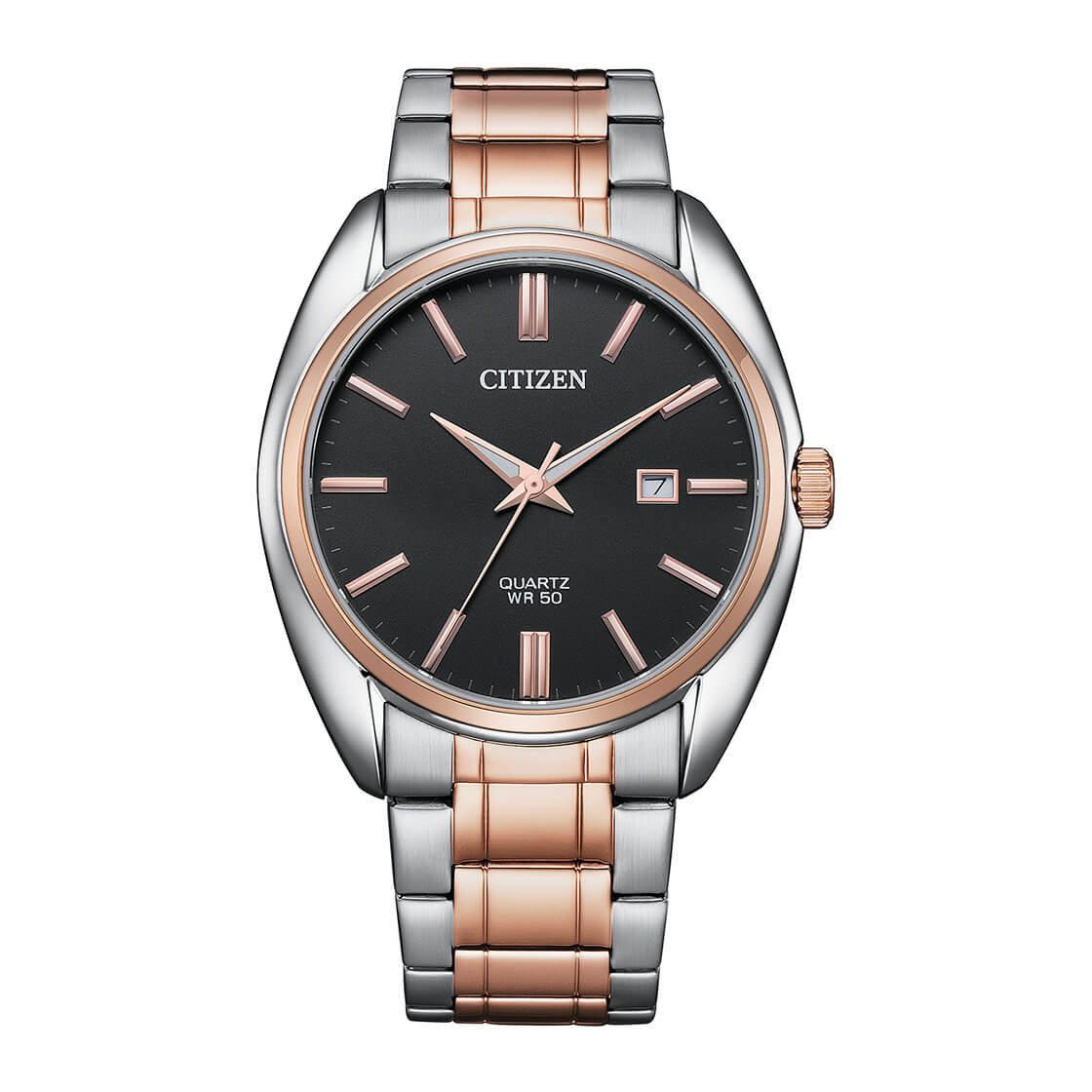 Citizen BI5104-57E Men’s Two-Tone Stainless Steel Watch with Black Dial