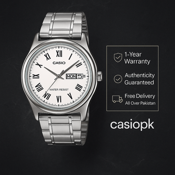 Casio - MTP-V006D-7BUDF - Stainless Steel Wrist Watch for Men