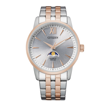Citizen AK5006-58A Men’s Two-Tone Stainless Steel Moon Phase Watch