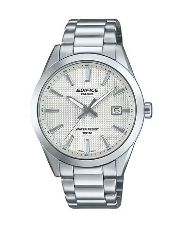 Casio Edifice EFV-160D-7AVDF Men’s Watch – White Dial Stainless Steel