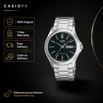 Casio - MTP-1239D-1ADF Stainless Steel Wrist Watch for Men