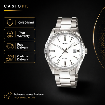 Casio - MTP-1302D-7A1VDF - Stainless Steel Wrist Watch for Men