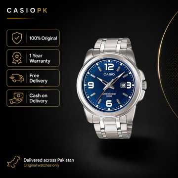 Casio - MTP-1314D-2AVDF - Stainless Steel Wrist Watch for men