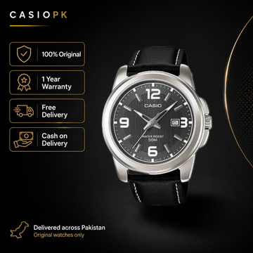 Casio - MTP-1314L-8AVDF - Leather Strap  Watch For Men