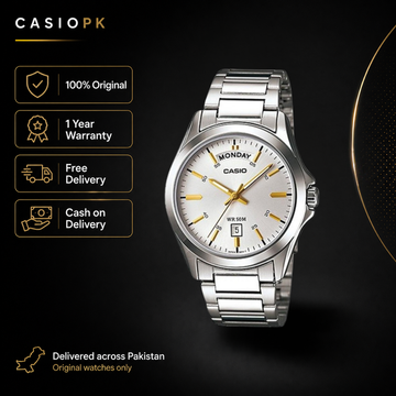 Casio - MTP-1370D-7A2VDF - Stainless Steel Watch For Men