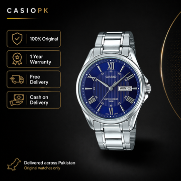 Casio - MTP-1384D-2AVDF - Stainless Steel Wrist Watch for Men