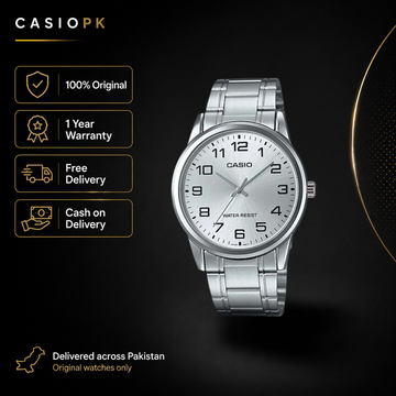 Casio - MTP-V001D-7BUDF - Stainless Steel Watch for Men