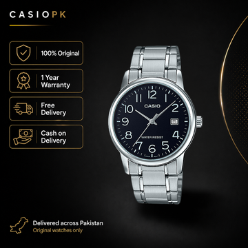 Casio - MTP-V002D-1BUDF - Stainless Steel Wrist Watch for Men