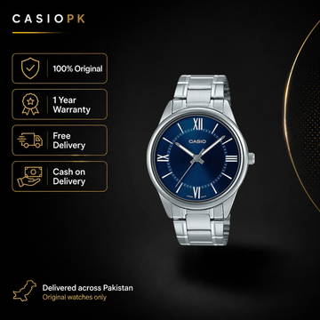Casio -MTP-V005D-2B5UDF - Stainless Steel Wrist Watch for Men