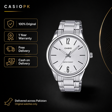 Casio - MTP-V005D-7BUDF - Stainless Steel Wrist Watch for Men