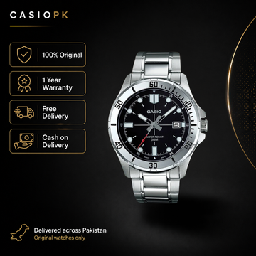 Casio - MTP-VD01D-1EVUDF - Stainless Steel Wrist Watch for Men