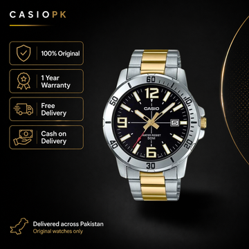 Casio - MTP-VD01SG-1BVDF - Stainless Steel Wrist Watch for Men