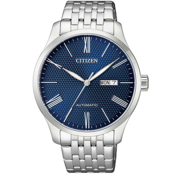 Citizen NH8350-59L Men’s Automatic Watch – Silver Stainless Steel with Blue Dial