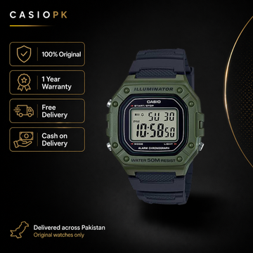 Casio - W-218H-3AVDF - Youth Series Digital Watch