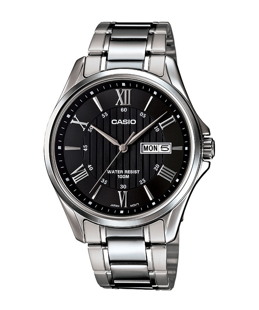 Casio - MTP-1384D-1AVDF - Stainless Steel Wrist Watch for Men