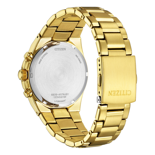 Citizen Quartz AN8173-51E Chronograph Men’s Gold-Tone Stainless Steel Watch