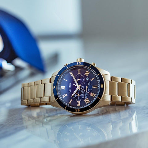 Citizen AN8169-58L Men’s Chronograph Watch – Blue Dial