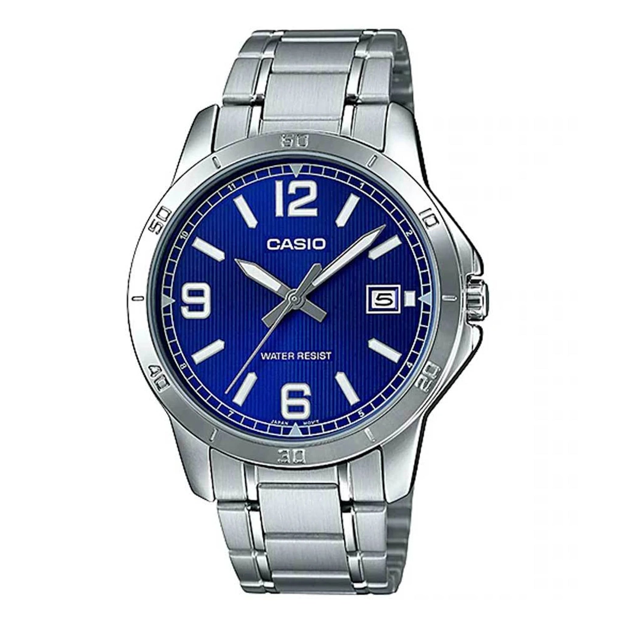 Casio - MTP-V004D-2BUDF - Stainless Steel Wrist Watch for Men