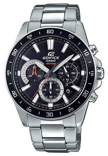 Casio Edifice EFV-570D-1AVUDF Men’s Chronograph Watch – Black Dial | Stainless Steel