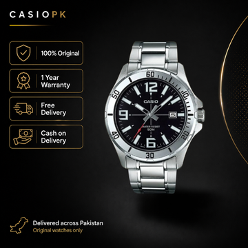 Casio - MTP-VD01D-1BVUDF - Stainless Steel Wrist Watch for Men