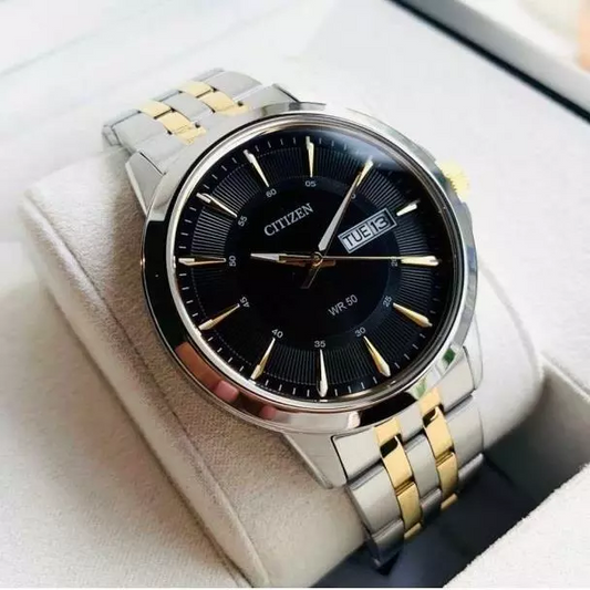 Citizen BF2018-51A Men’s Two-Tone Stainless Steel Watch with White Dial